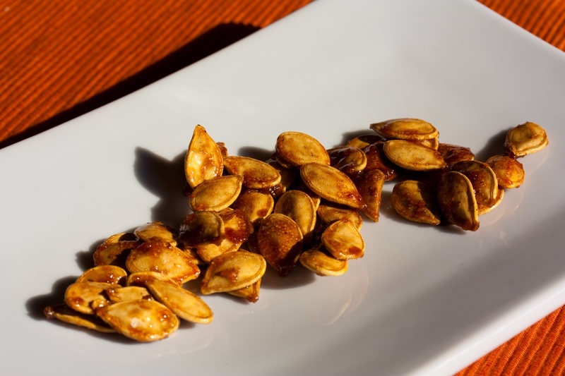 Candied Spiced Pumpkin Seeds