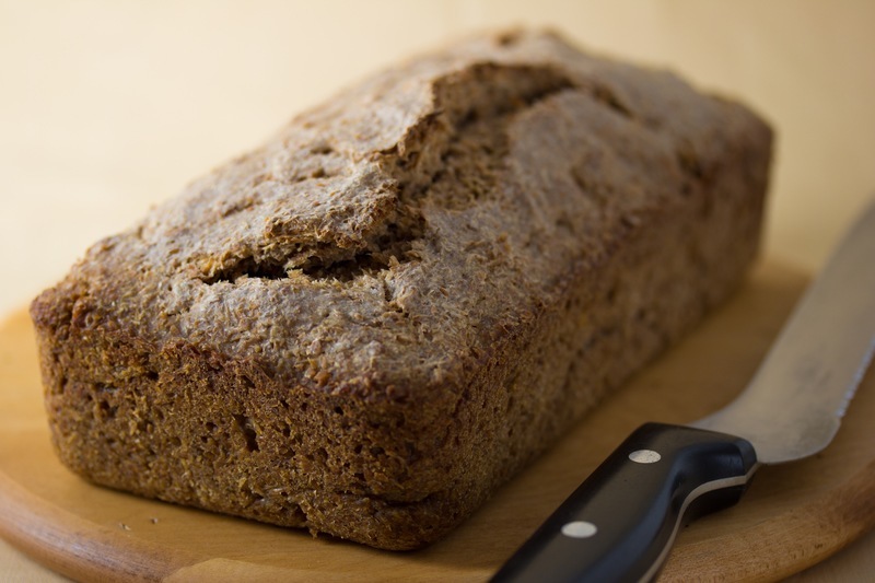 Vegan Flourless Sprouted Wheat Bread