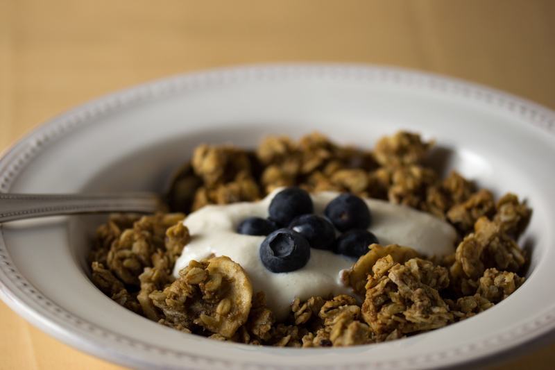 Vegan Banana Walnut Granola