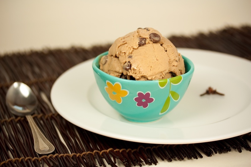 Vegan Chai Chocolate Chip Ice Cream