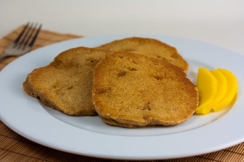 Vegan Coconut Mango Pancakes