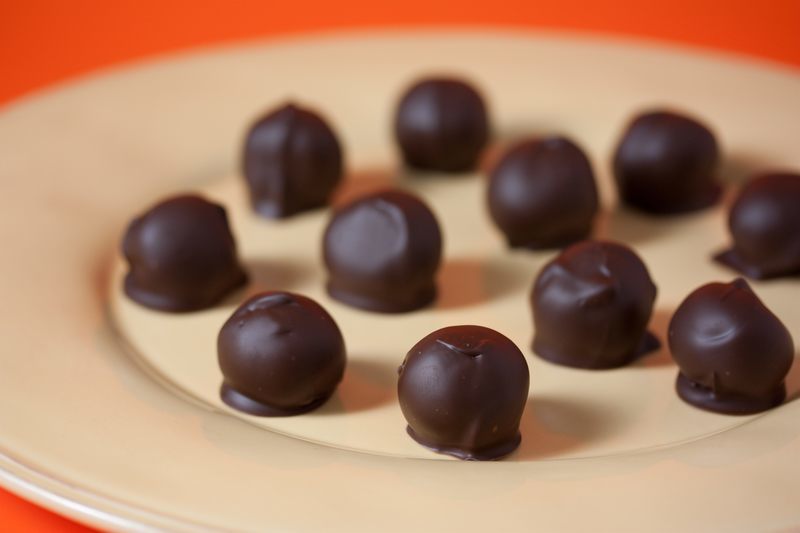 Vegan Chocolate Orange Bomb Bonbons