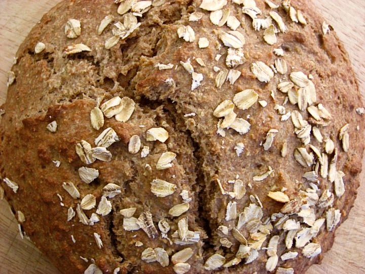 Vegan Oatmeal Whole Wheat Quick Bread