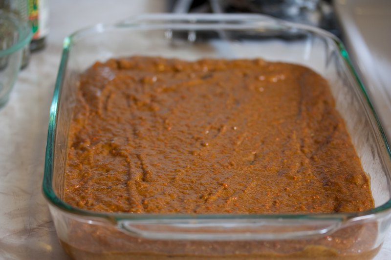 Carrot Cake before baking